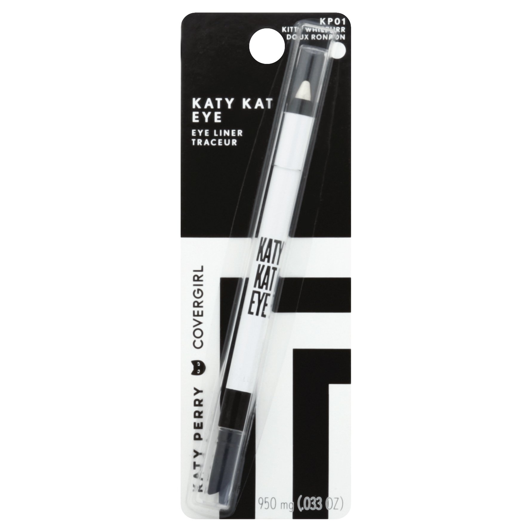 slide 1 of 8, Covergirl Katy Kat Eyeliner KP01 Kitty WhisPURR, 0.033 oz