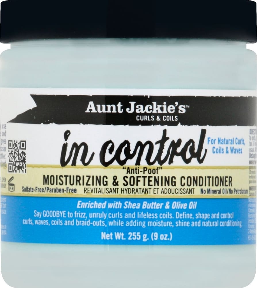 slide 1 of 1, Aunt Jackie's In Control Moisturizing & Softening Conditioner, 9 oz