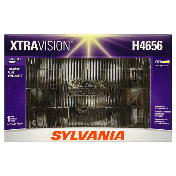 slide 1 of 6, Sylvania H4656 XtraVision Headlight, 1 ct