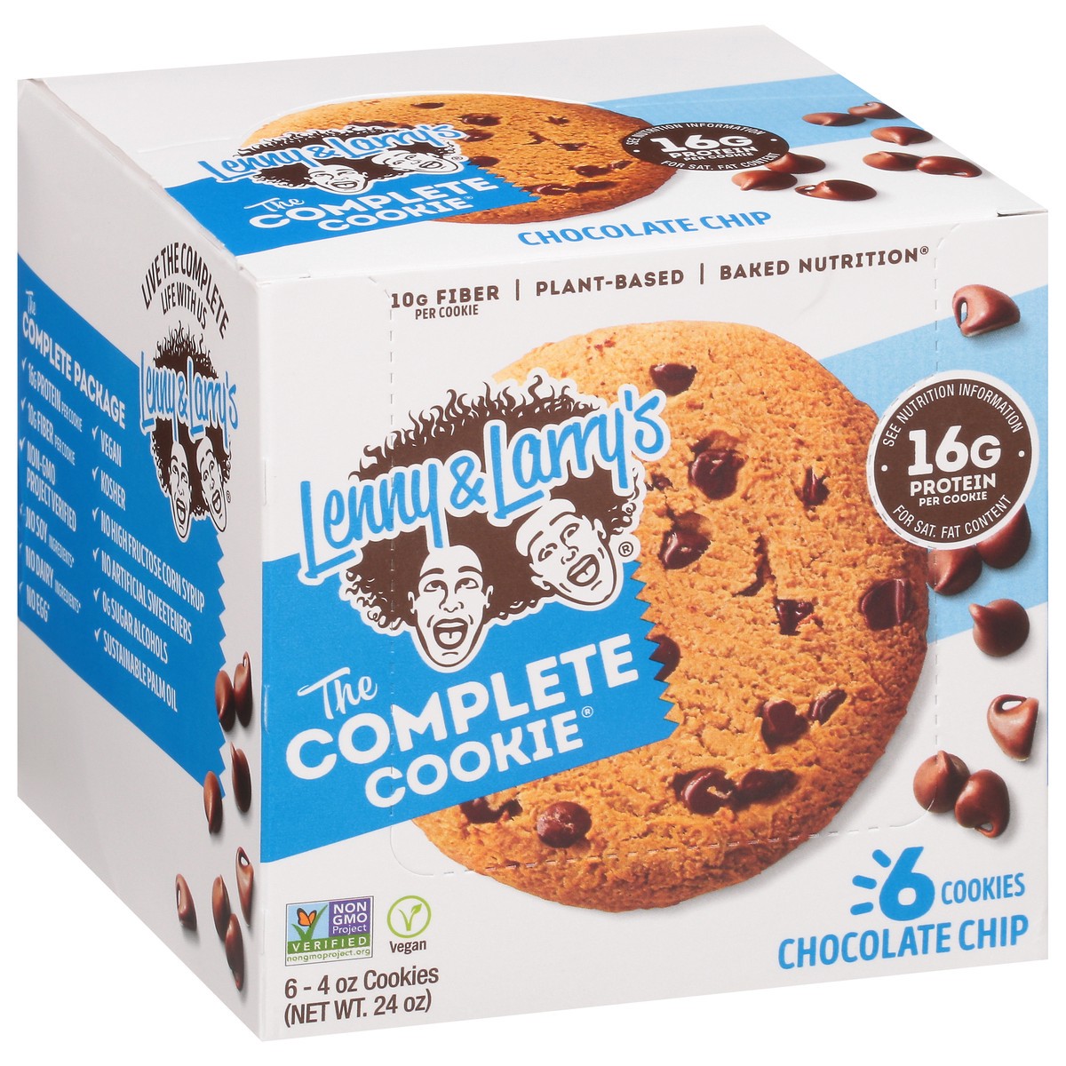 slide 9 of 12, Lenny & Larry's Chocolate Chip The Complete Cookie 6 - 4 oz Cookies, 6 ct