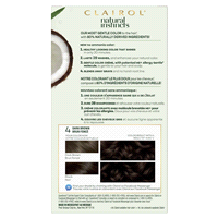 slide 3 of 5, Clairol Natural Instincts Dark Brown 4 Hair Coloring Kit, 1 ct