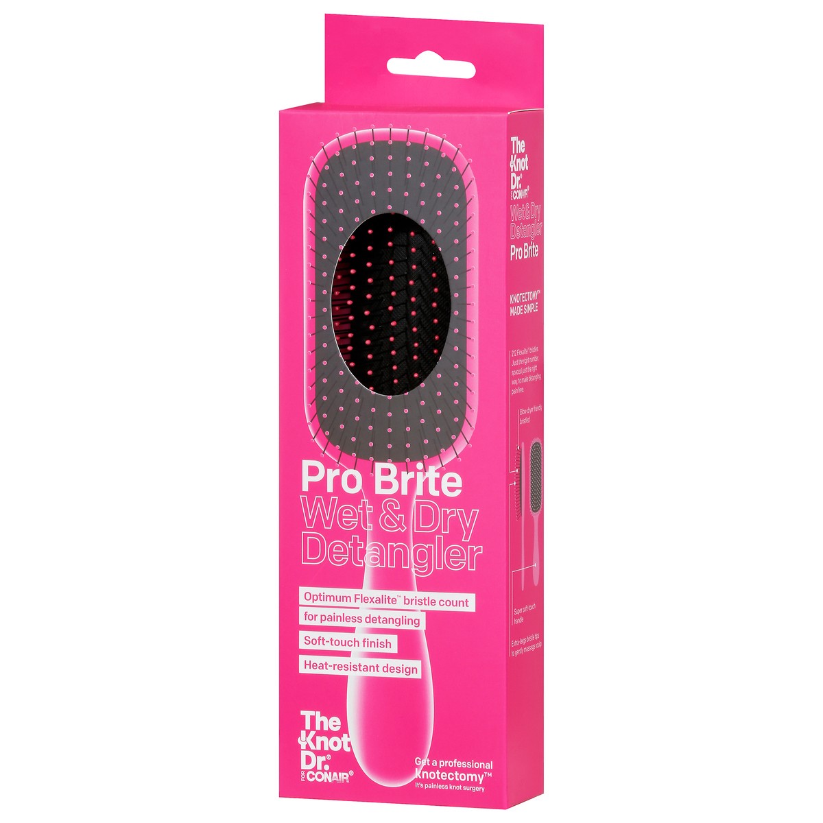 slide 3 of 12, The Knot Dr. Pro Brite Wet & Dry Detangler 1 ea, 1 ct