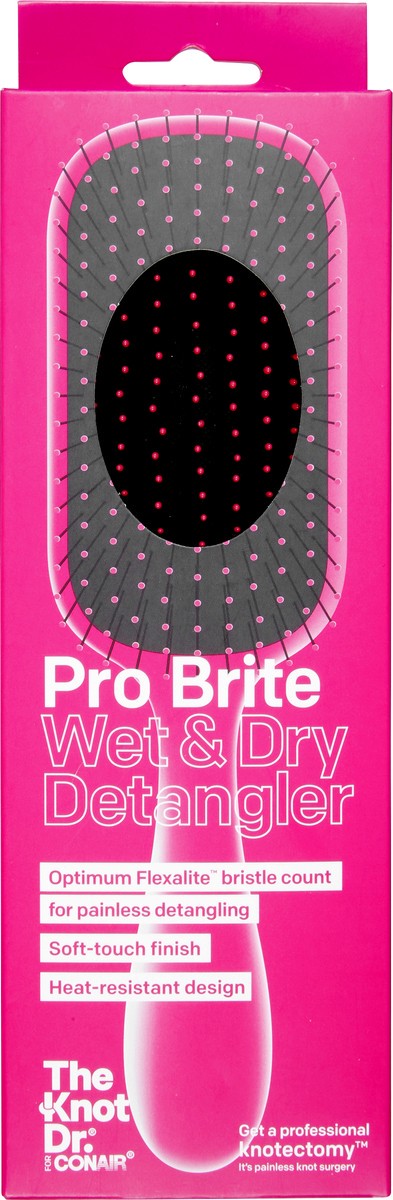 slide 12 of 12, The Knot Dr. Pro Brite Wet & Dry Detangler 1 ea, 1 ct