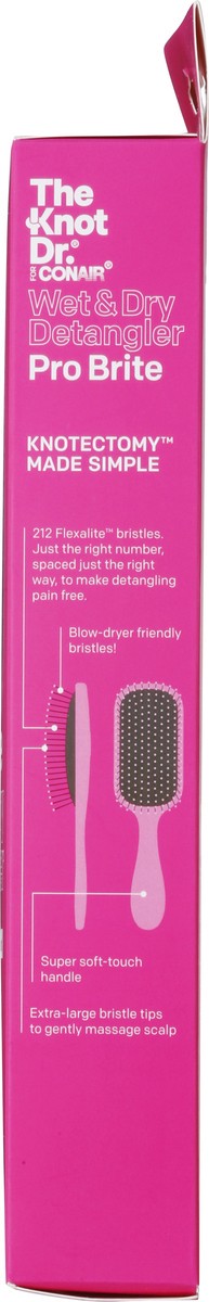 slide 11 of 12, The Knot Dr. Pro Brite Wet & Dry Detangler 1 ea, 1 ct