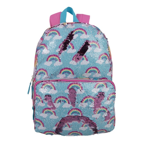 slide 1 of 6, Trailmaker Rainbow Sequin Backpack, 1 ct