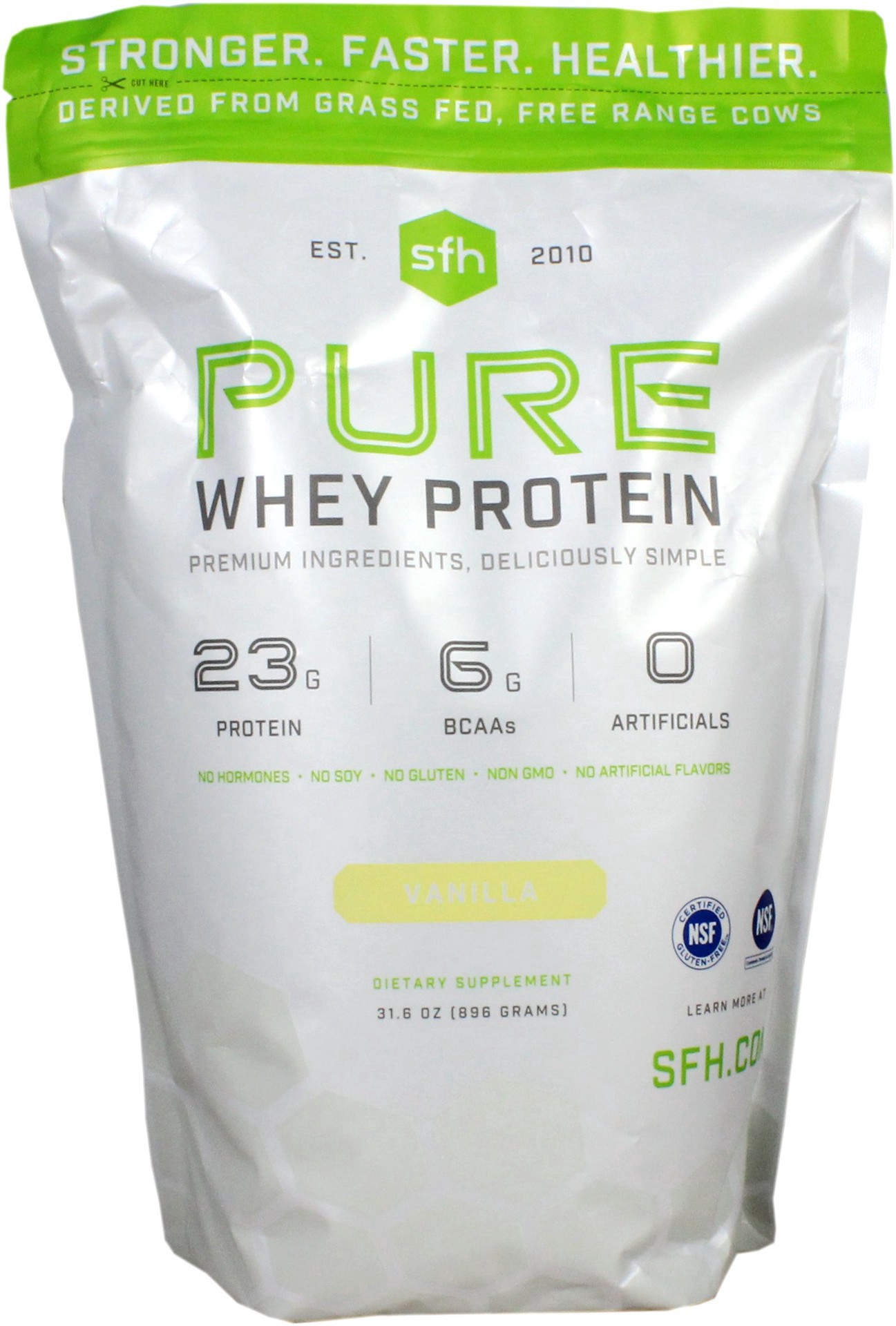 slide 1 of 1, SFH Pure Whey Vanilla, 32 oz
