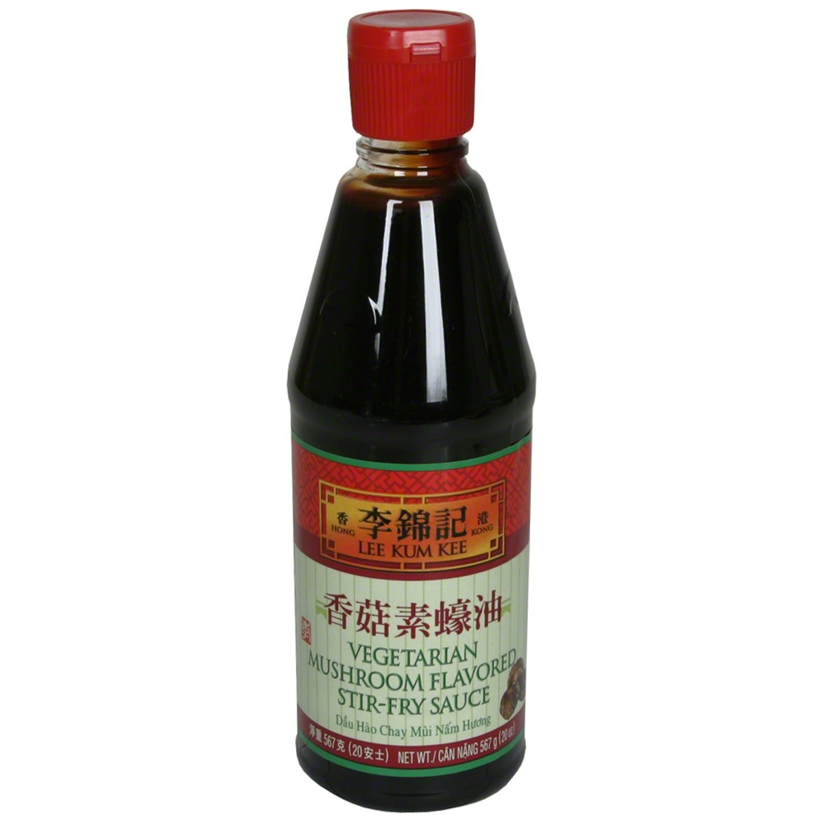 slide 1 of 1, Lee Kum Kee Vegetableetable Mushroom Stir-fry Sauce, 20 oz