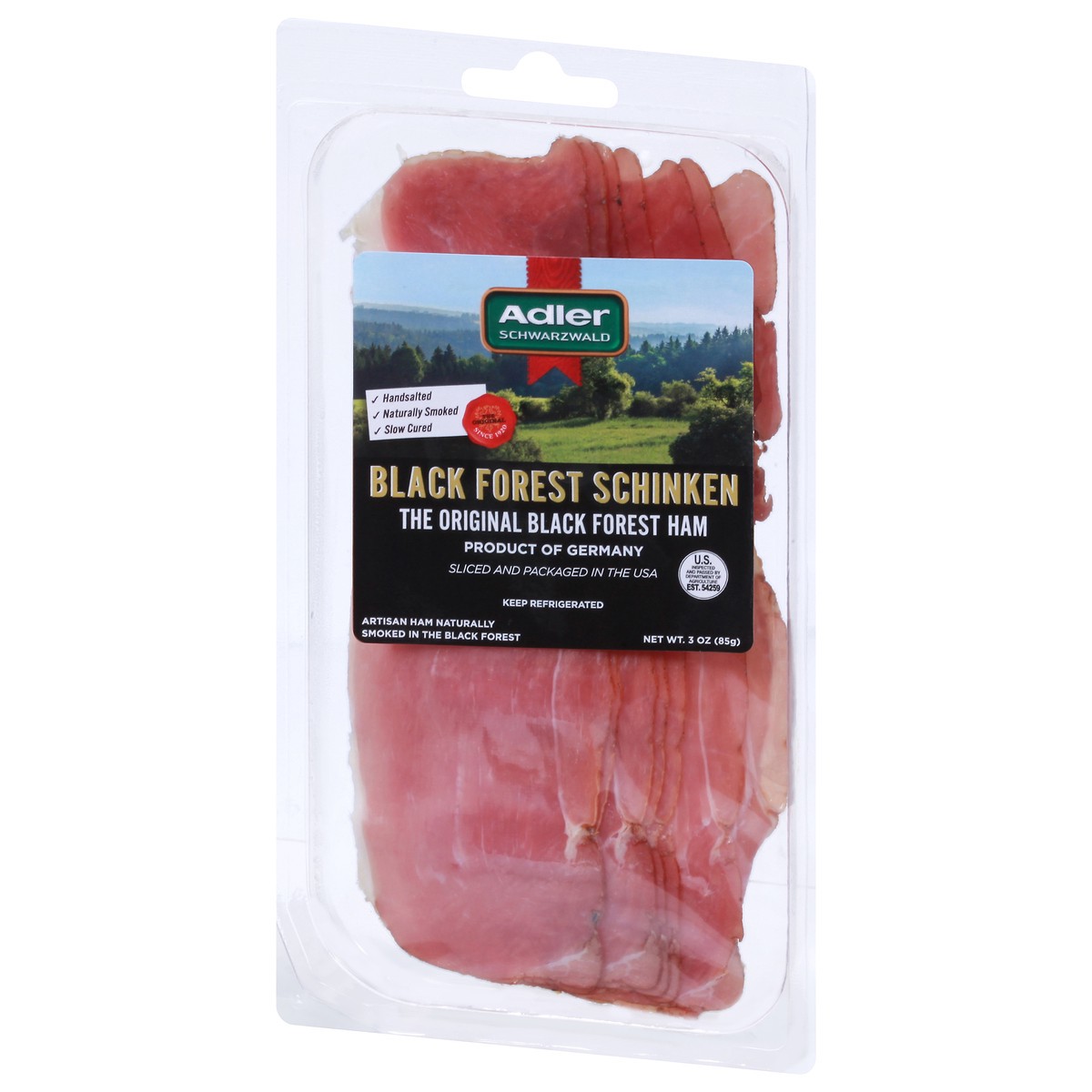 slide 11 of 11, Adler Black Forest Schinken Ham 3 oz, 3 oz