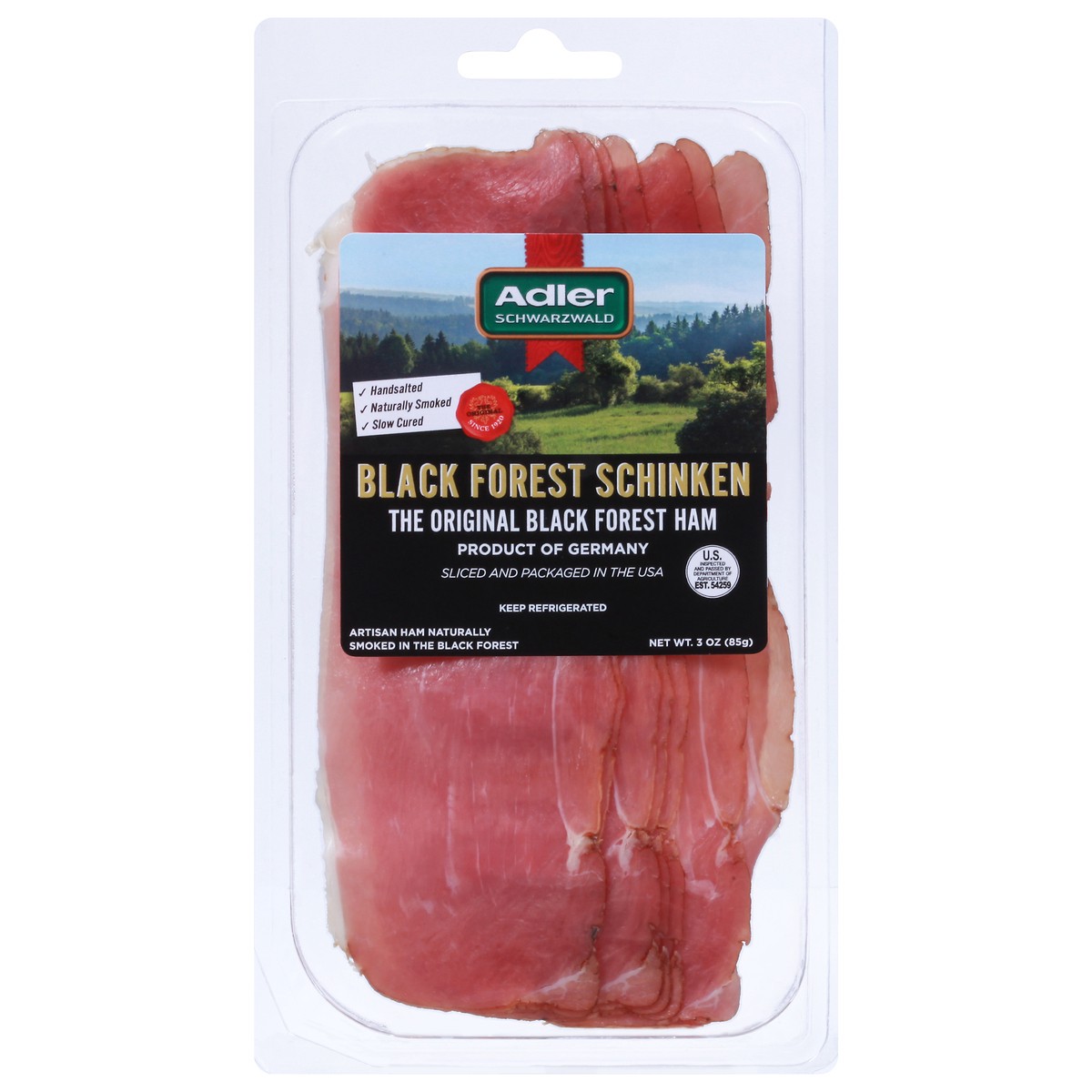 slide 6 of 11, Adler Black Forest Schinken Ham 3 oz, 3 oz