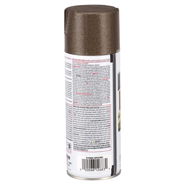 slide 4 of 9, Rust-Oleum Stops Rust Protective Hammered Metal Finish Spray Paint - 210880, Brown, 12 oz