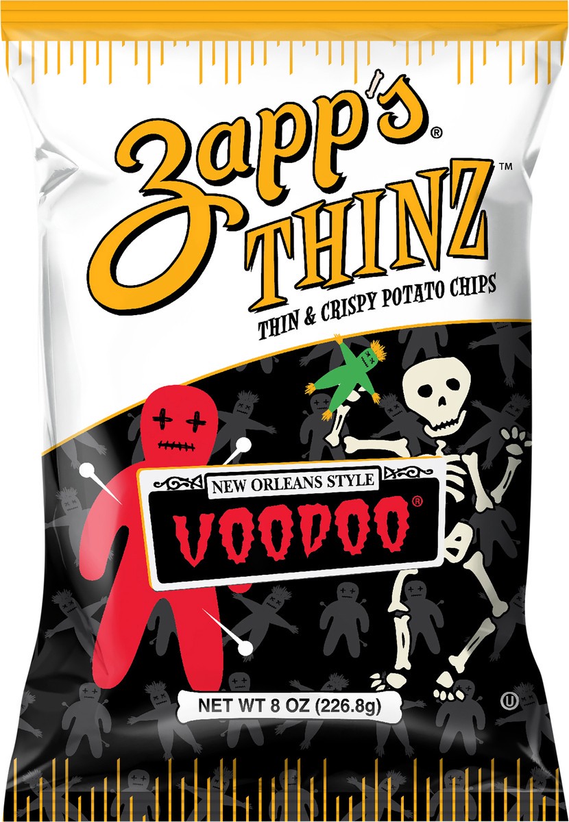slide 4 of 7, Zapp's 8 oz Zapp's Thinz New Orleans Style Voodoo Potato Chips, 8 oz