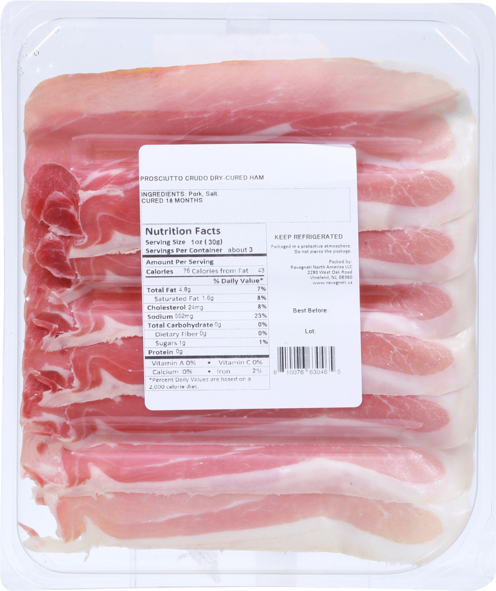 slide 13 of 14, Rovagnati Dry-Cured Ham 3 oz, 3 oz