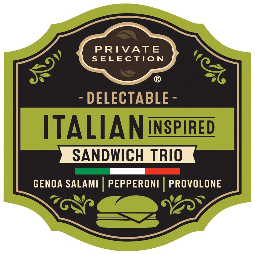 slide 2 of 2, Private Selection Grab & Go Italian Trio Fresh Sliced Deli Meat, 1 lb