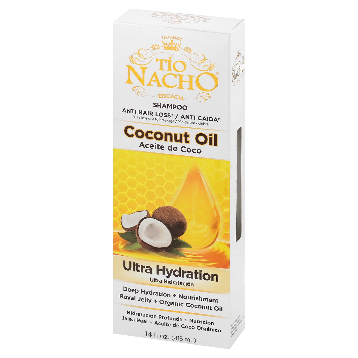 slide 11 of 12, Tio Nacho Eficacia Tio Nacho Coconut Oil Shampoo 14 Ounces, 14 oz