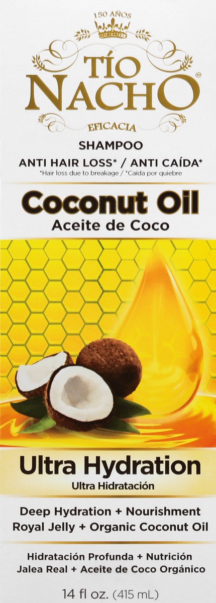 slide 8 of 12, Tio Nacho Eficacia Tio Nacho Coconut Oil Shampoo 14 Ounces, 14 oz