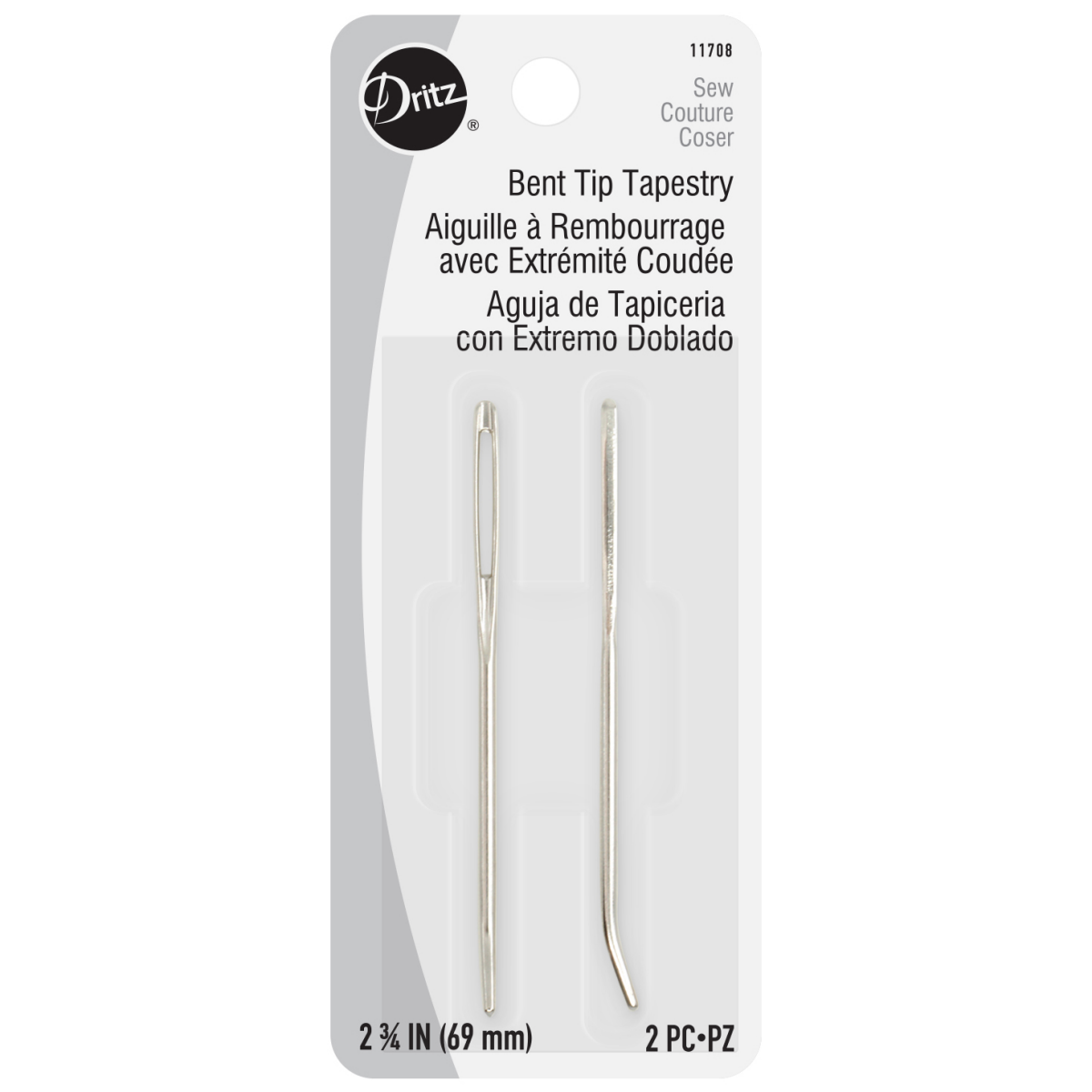 slide 1 of 2, Bent Tip Tapestry Needles, 1 ct