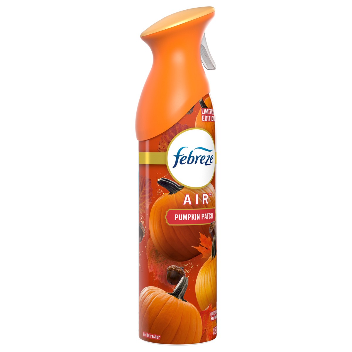 slide 2 of 4, Febreze Air Effects Odor-Eliminating Air Freshener Pumpkin Patch, 8.8 oz. Aerosol Can, 8.8 oz