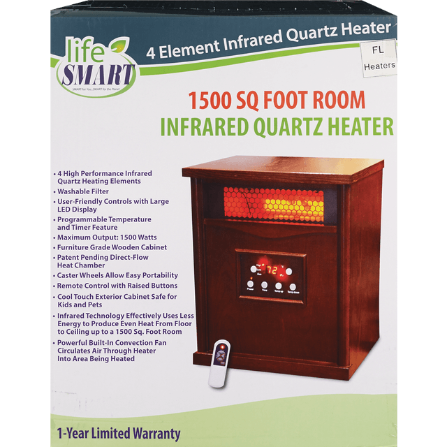 slide 1 of 1, Ls Infrared Heater, 1 ct