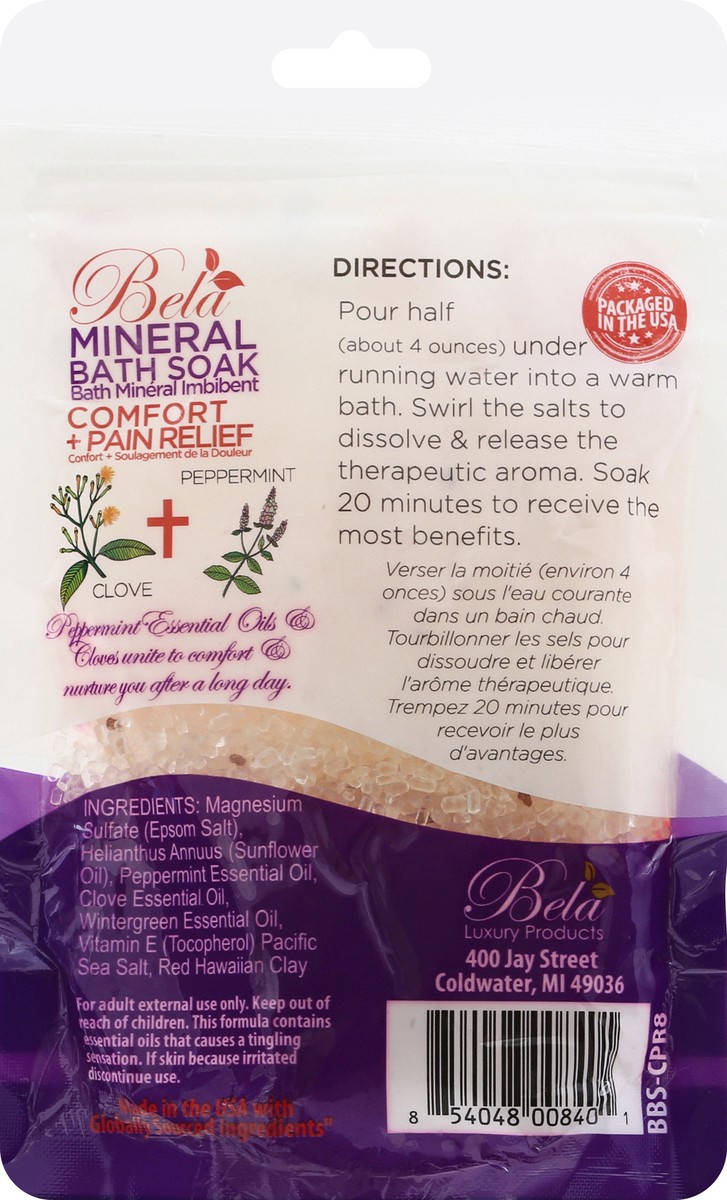 slide 7 of 8, Bela Comfort Pain Bath Soak, 226 g