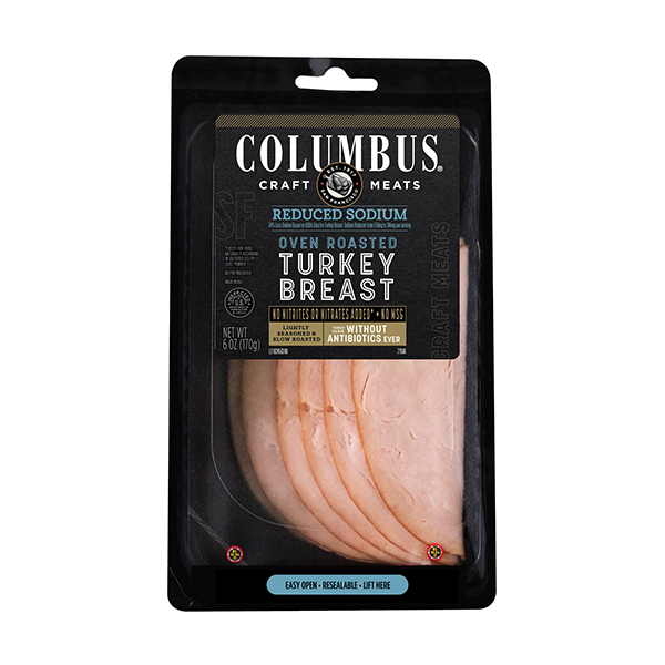 Columbus Turkey Abf Oven Roasted Presliced 6 oz | Shipt