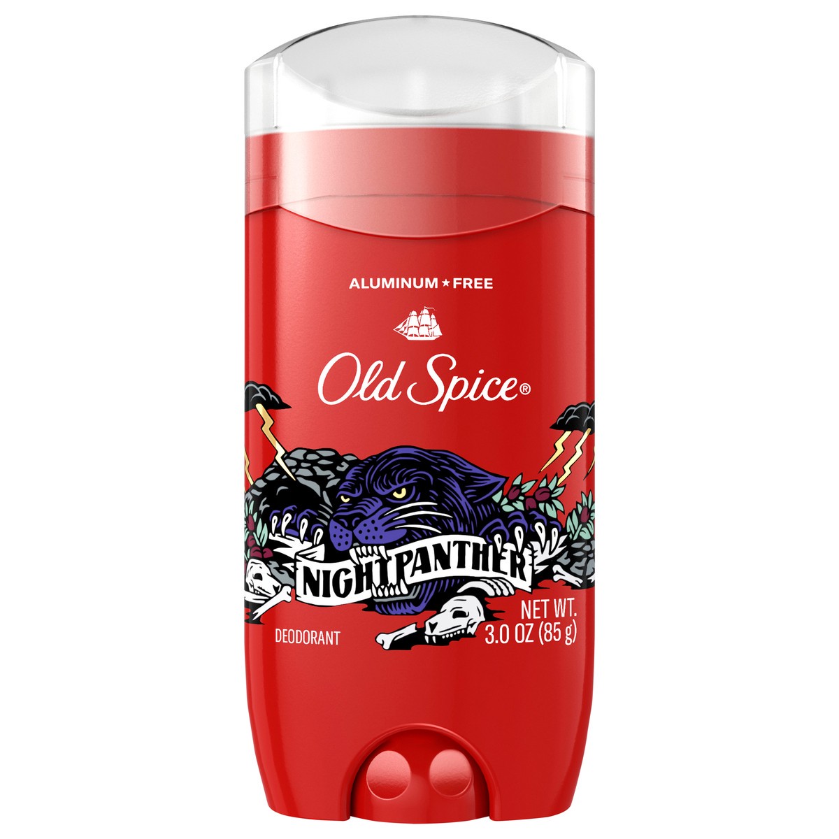 slide 1 of 3, Old Spice Aluminum Free Deodorant for Men, NightPanther, 48 Hr. Protection, 3.0 oz, 3 oz