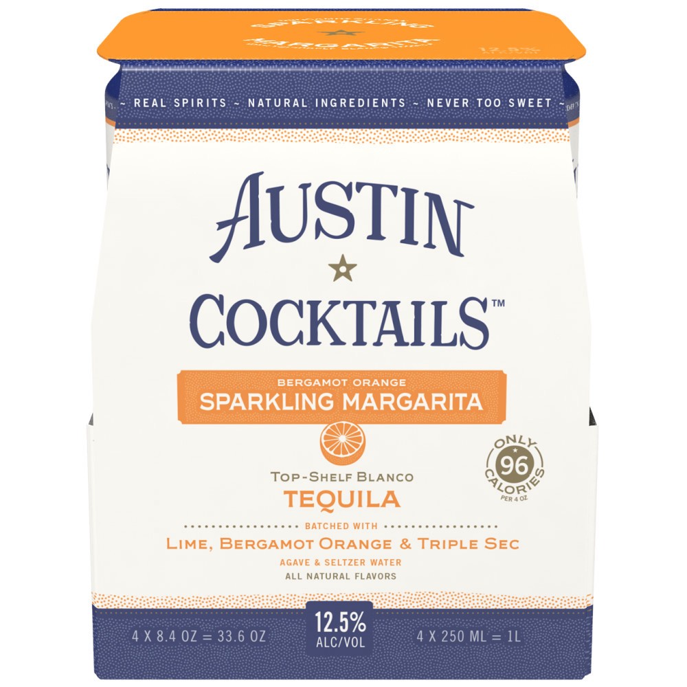 slide 1 of 5, Austins Cocktails Margarita, 33.81 fl oz