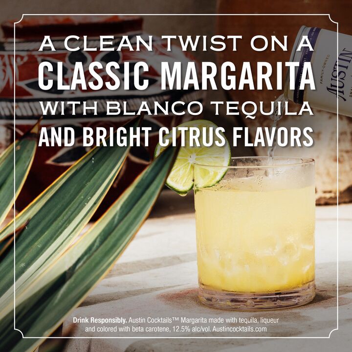 slide 5 of 5, Austins Cocktails Margarita, 33.81 fl oz