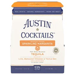 Austin Cocktails Bergamot Orange Margarita Canned Cocktail Cans