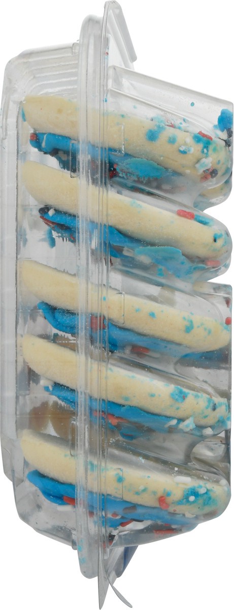 slide 8 of 9, Lofthouse Blue Frosted Sugar Cookies, Patriotic, 13.5 oz, 10 ct, 10 ct