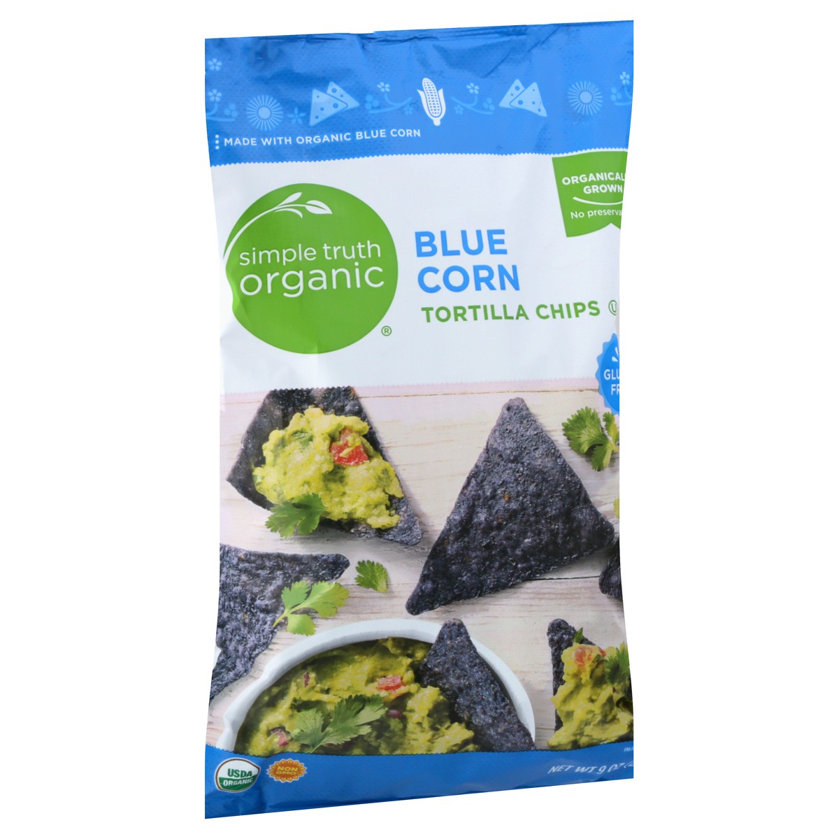 slide 7 of 9, Simple Truth Organic Blue Corn Tortilla Chips 9 oz, 9 oz