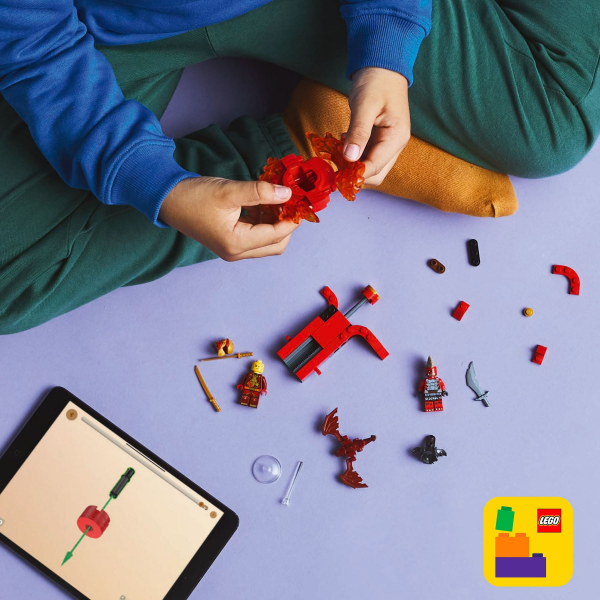 slide 16 of 21, LEGO NINJAGO Kai's Dragon Spinjitzu Spinner Building Toy 71823, 1 ct