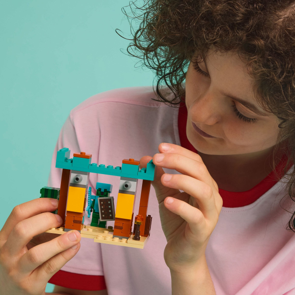 slide 16 of 21, LEGO Minecraft The Illager Desert Patrol Building Toy 21267, 1 ct