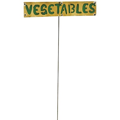 slide 1 of 1, Creative Decor Sourcing Vegetables Stake, 1 ct