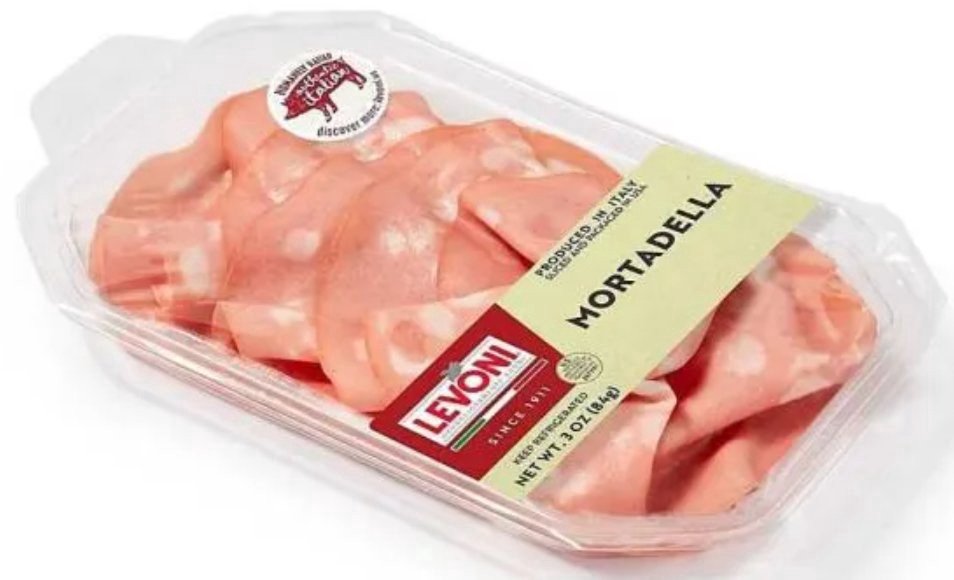 slide 1 of 1, Levoni Mortadella, 3 oz