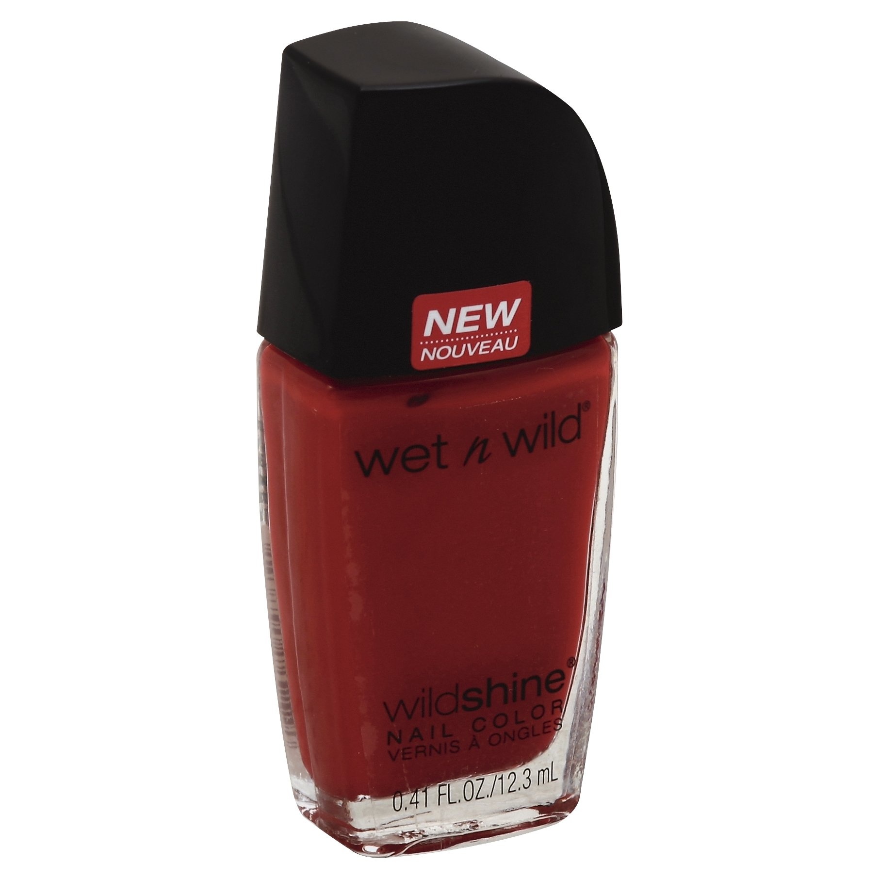 slide 1 of 2, wet n wild Red 476E Wild Shine Nail Color, 0.41 oz