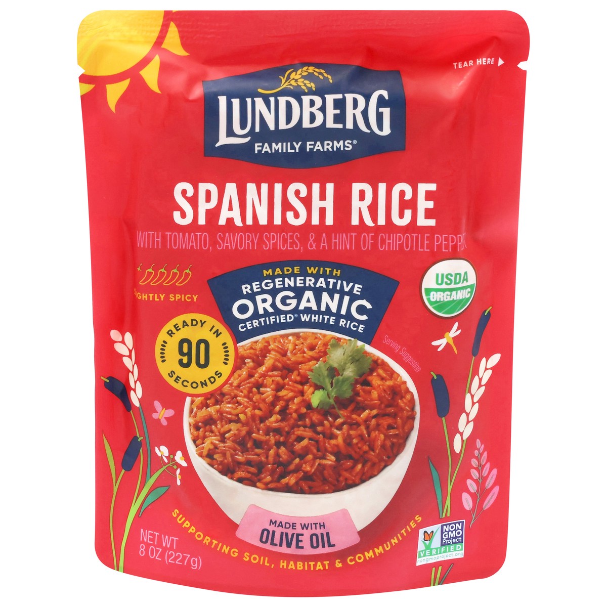 slide 3 of 4, Lundberg Rice Spanish Rth Rgn, 8 oz