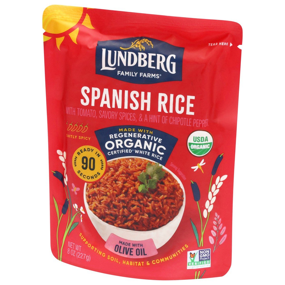 slide 2 of 4, Lundberg Rice Spanish Rth Rgn, 8 oz