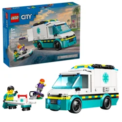 LEGO City Emergency Ambulance Building Toy 60451