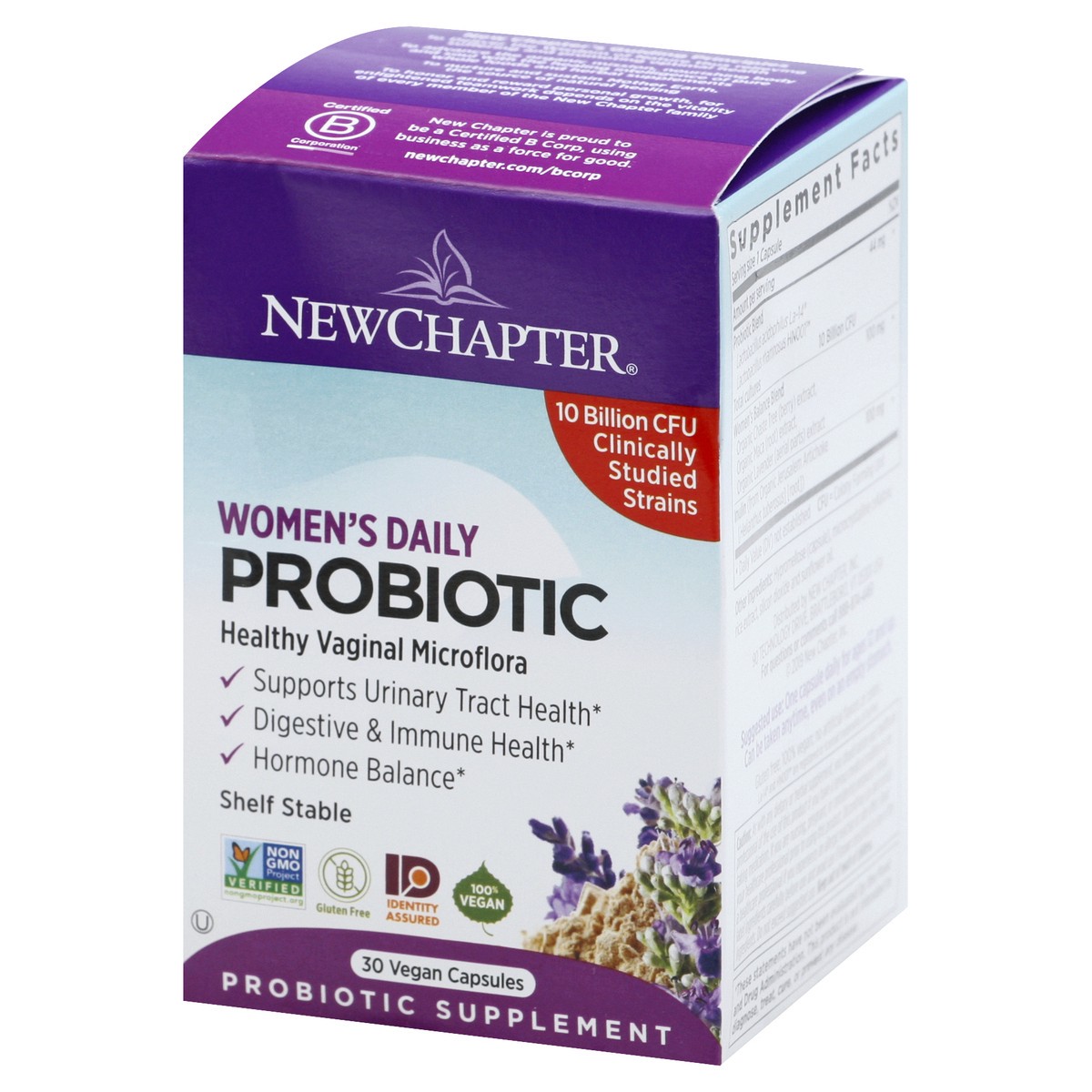 slide 12 of 12, New Chapter Women's Daily Vegan Capsules Probiotic 30 ea, 30 ct