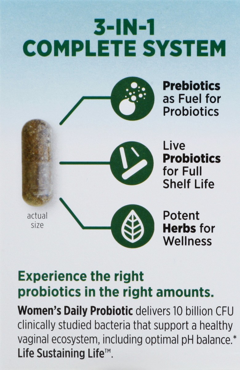 slide 9 of 12, New Chapter Women's Daily Vegan Capsules Probiotic 30 ea, 30 ct