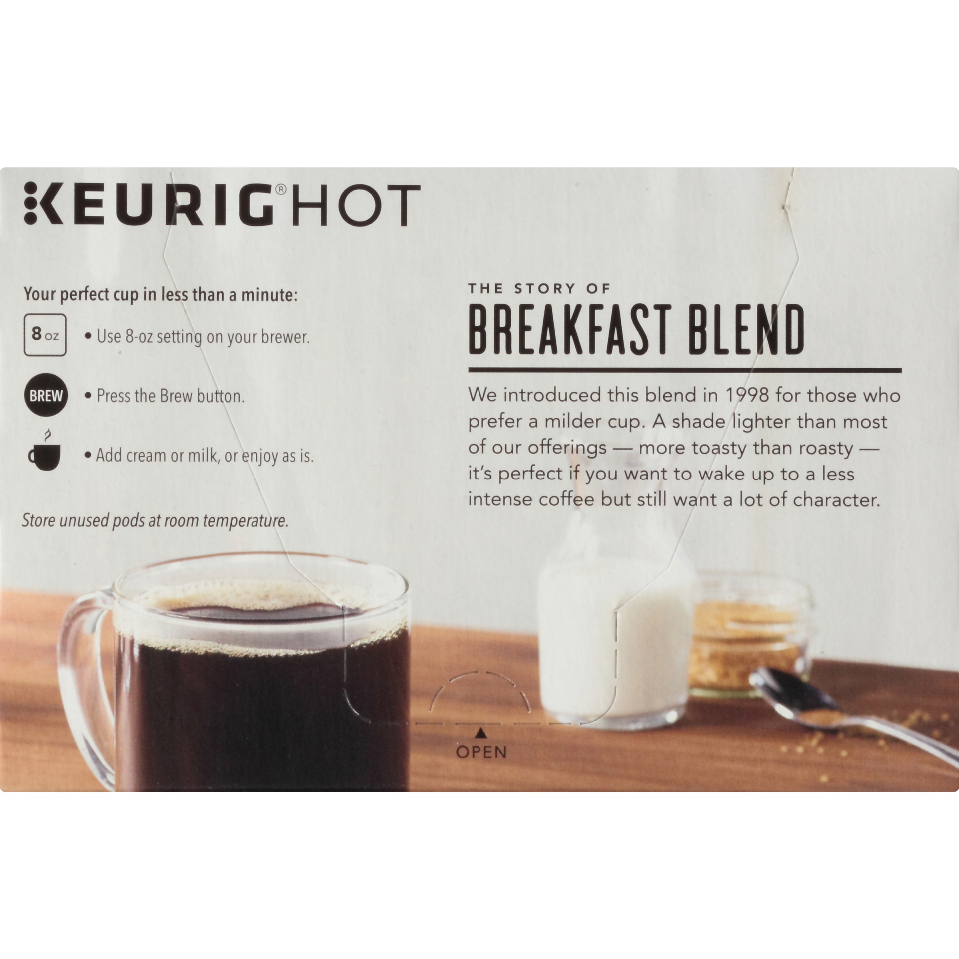 slide 4 of 7, Starbucks Medium Roast K-Cup Coffee Pods, Breakfast Blend for Keurig Brewers, 10 ct