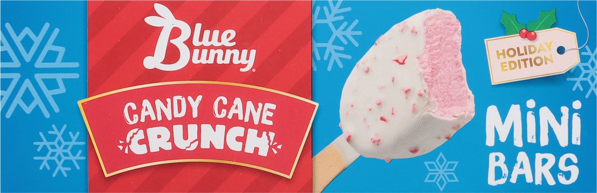 slide 4 of 14, Blue Bunny Candy Cane Crunch Mini Bars, 11 fl oz