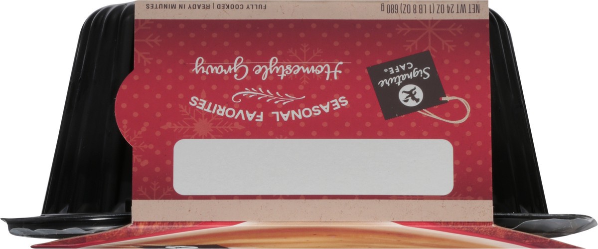 slide 9 of 9, Signature Cafe A La Carte Side Homestyle Gravy - 24 OZ, 24 oz