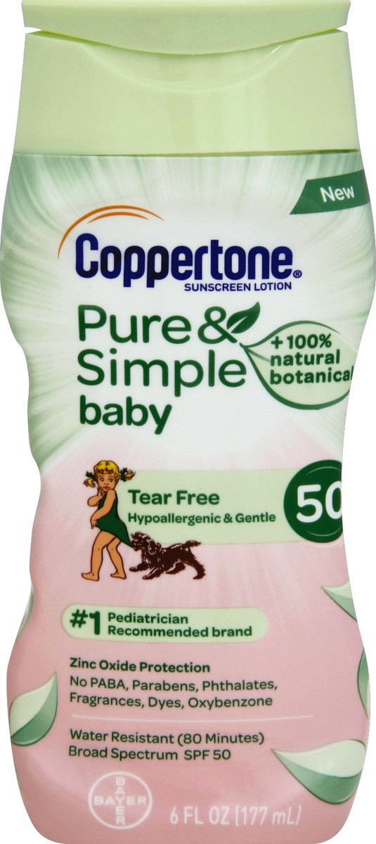 slide 1 of 3, Coppertone Sunscreen Lotion 6 oz, 6 oz