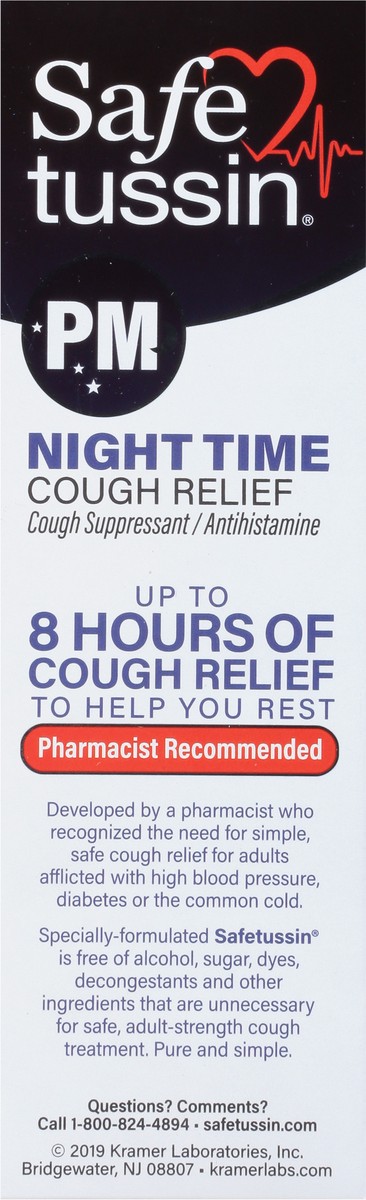 slide 6 of 10, Safetussin Night Time Cough Relief 4.0 fl oz, 4 fl oz