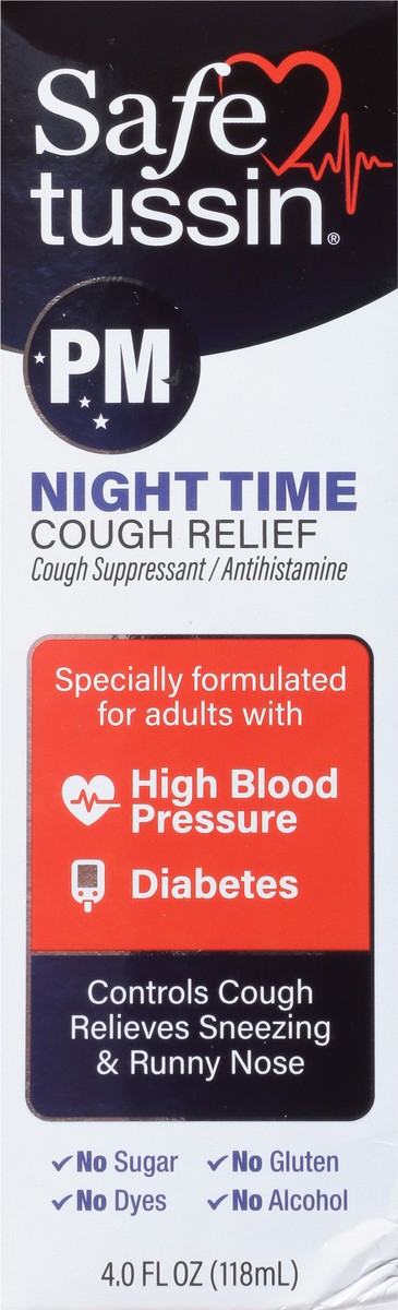 slide 8 of 10, Safetussin Night Time Cough Relief 4.0 fl oz, 4 fl oz