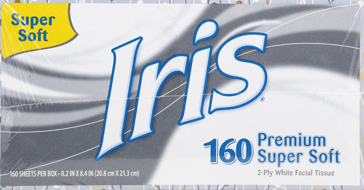 slide 8 of 8, IRIS White Facial Tissue 480 ea, 480 ct