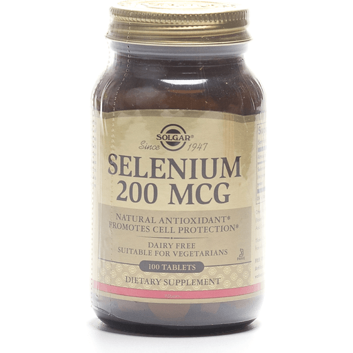 slide 1 of 1, Solgar Selenium, 200 Mcg, Tablets, 100 ct