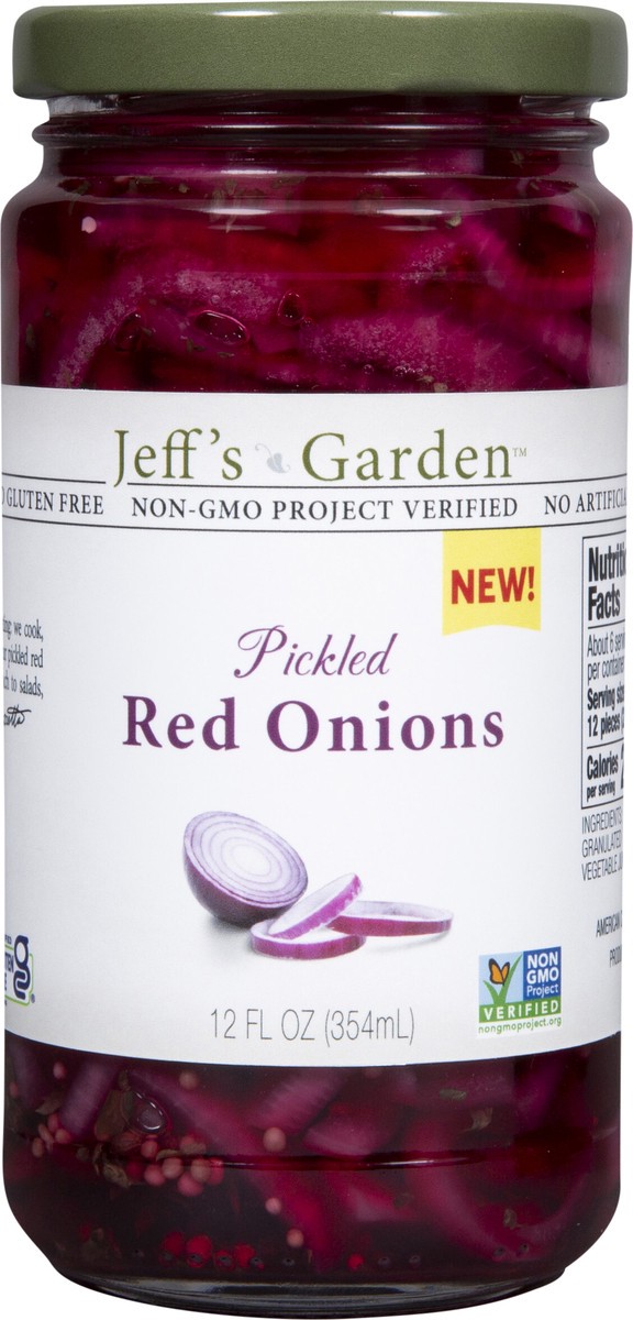 slide 5 of 7, Jeff's Garden Pickled Red Onions, 12 fl oz, 12 fl oz