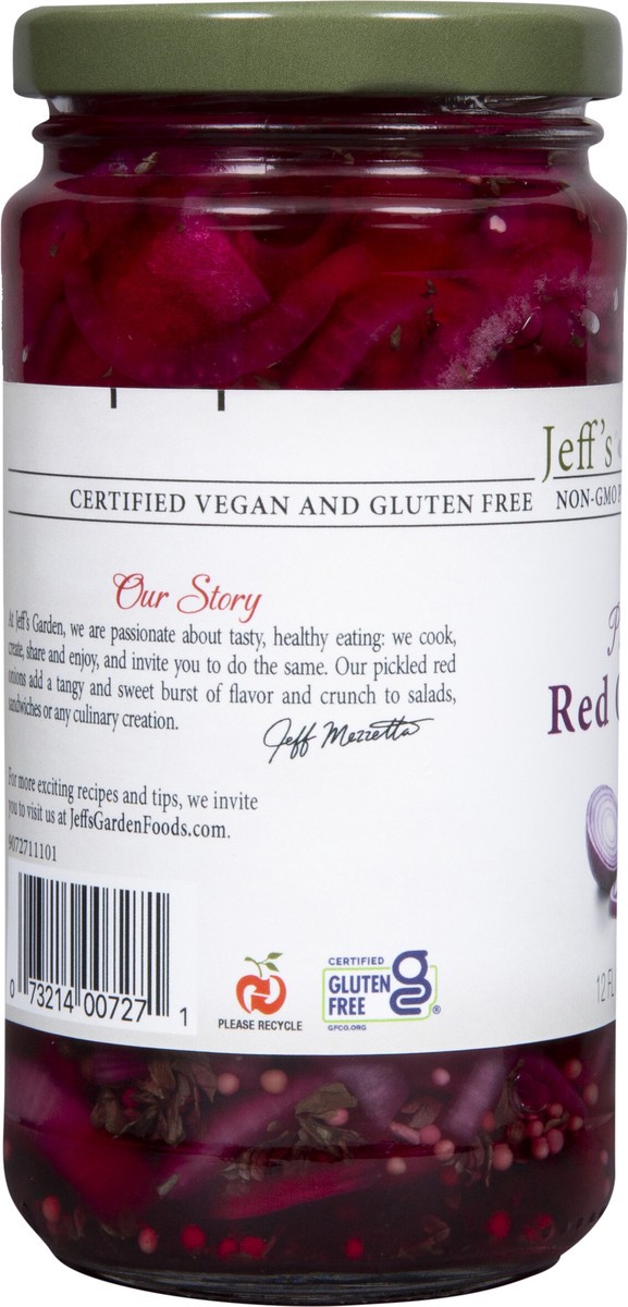 slide 3 of 7, Jeff's Garden Pickled Red Onions, 12 fl oz, 12 fl oz